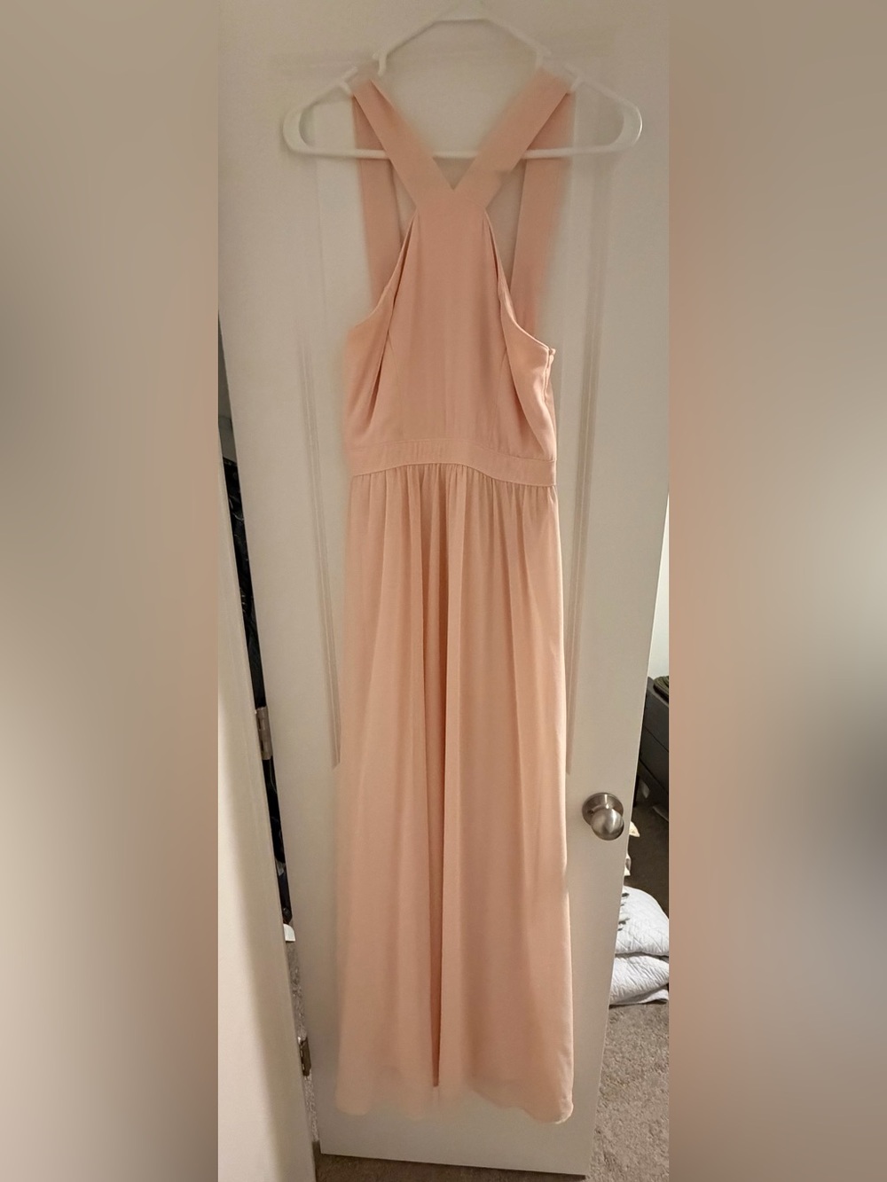 Lulu's Blush Pink Maxi Dress